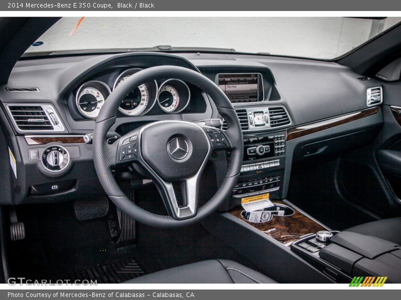 Black / Black 2014 Mercedes-Benz E 350 Coupe
