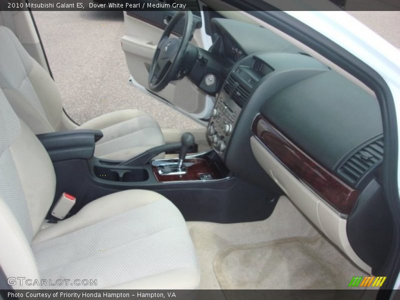 Dover White Pearl / Medium Gray 2010 Mitsubishi Galant ES