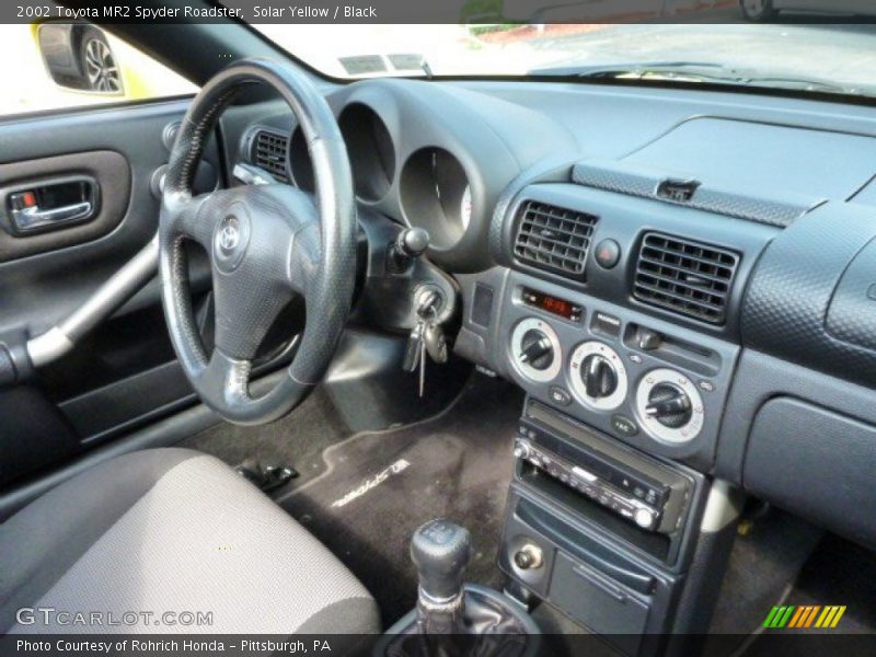 Dashboard of 2002 MR2 Spyder Roadster