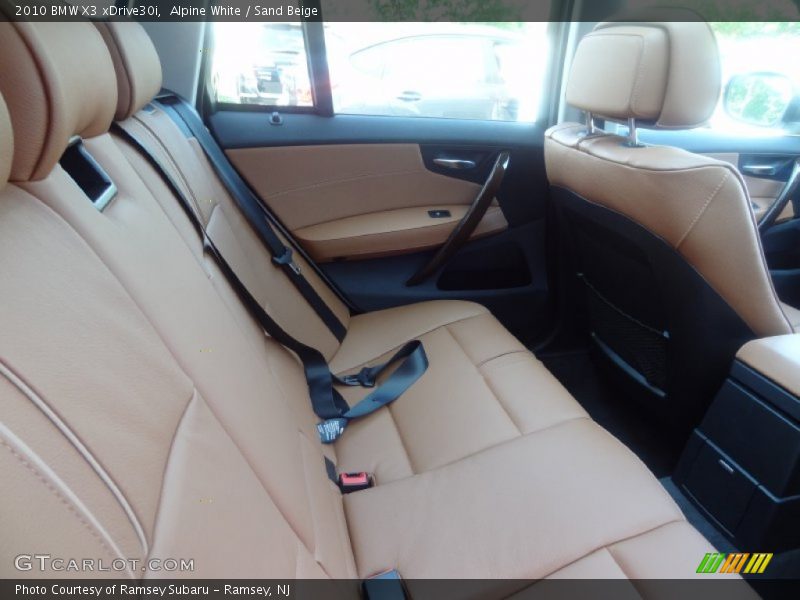 Alpine White / Sand Beige 2010 BMW X3 xDrive30i