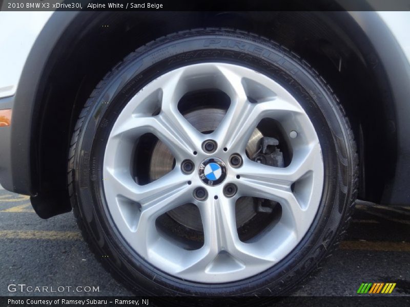 Alpine White / Sand Beige 2010 BMW X3 xDrive30i