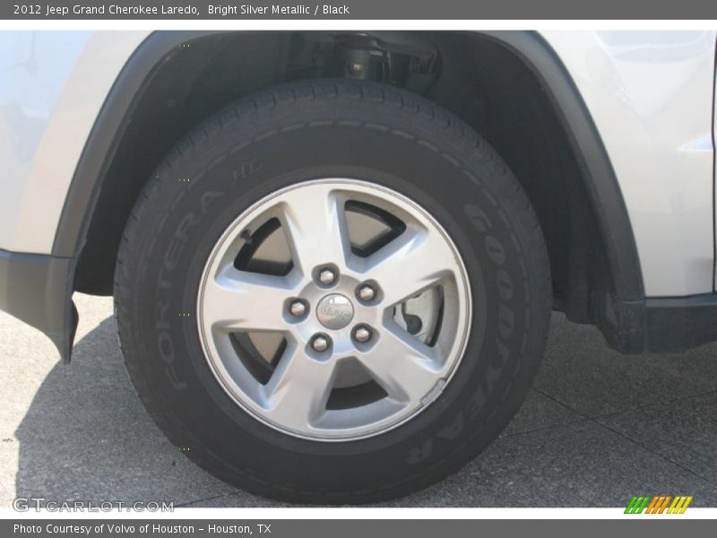 Bright Silver Metallic / Black 2012 Jeep Grand Cherokee Laredo