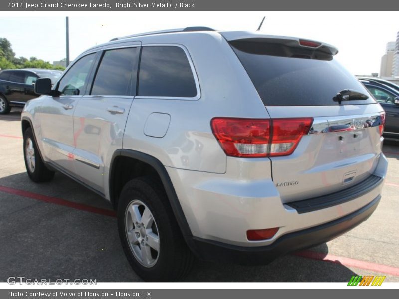 Bright Silver Metallic / Black 2012 Jeep Grand Cherokee Laredo