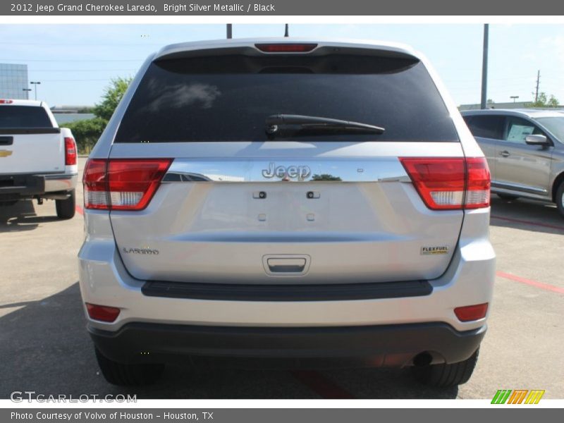 Bright Silver Metallic / Black 2012 Jeep Grand Cherokee Laredo