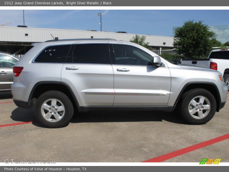 Bright Silver Metallic / Black 2012 Jeep Grand Cherokee Laredo