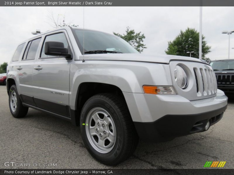 Bright Silver Metallic / Dark Slate Gray 2014 Jeep Patriot Sport