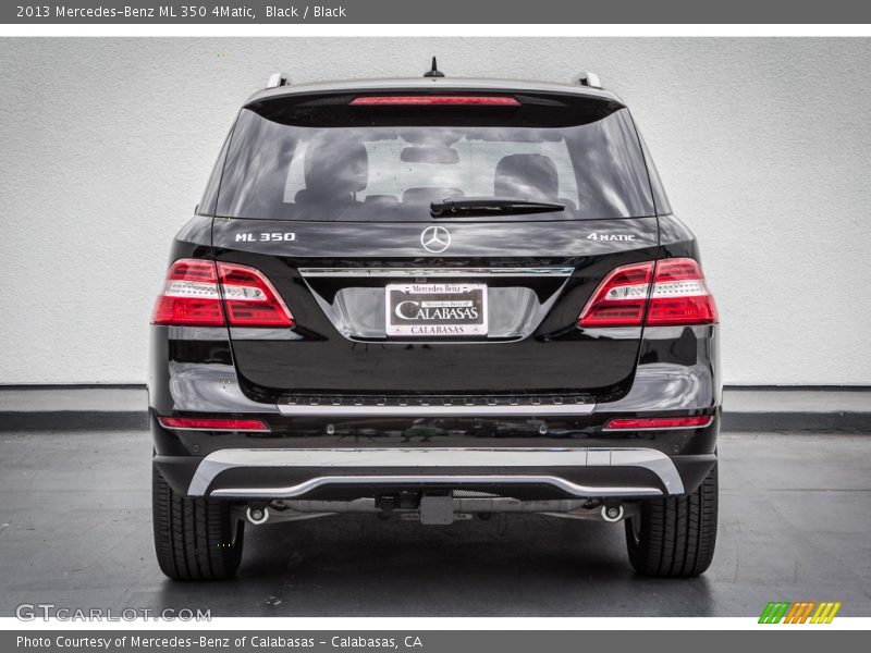 Black / Black 2013 Mercedes-Benz ML 350 4Matic