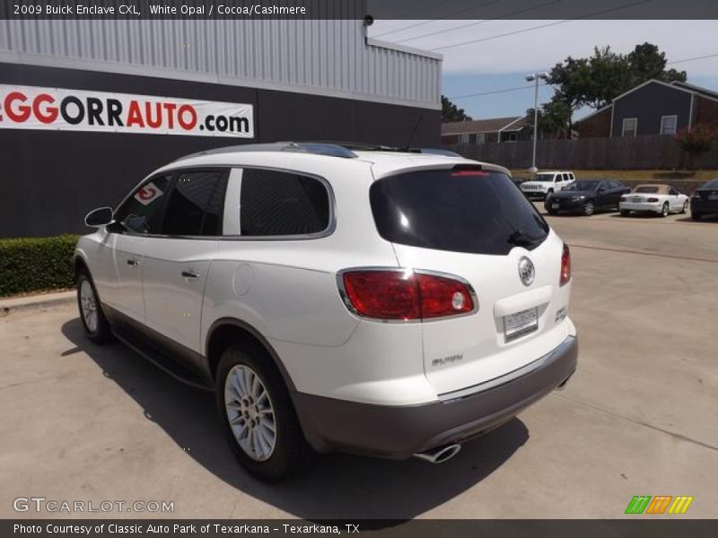 White Opal / Cocoa/Cashmere 2009 Buick Enclave CXL