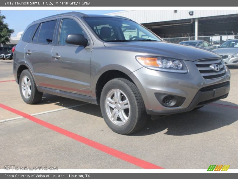 Mineral Gray / Gray 2012 Hyundai Santa Fe GLS