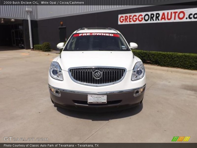 White Opal / Cocoa/Cashmere 2009 Buick Enclave CXL