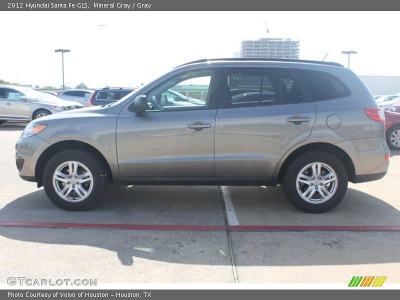 Mineral Gray / Gray 2012 Hyundai Santa Fe GLS
