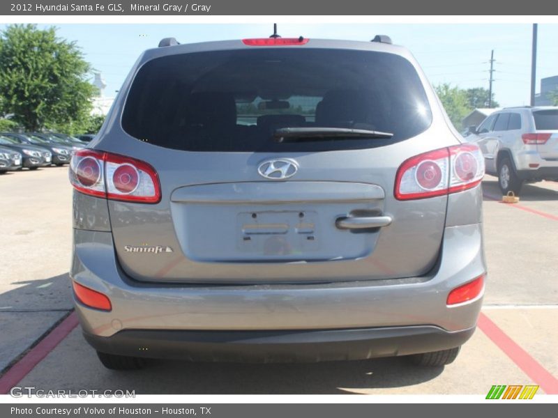 Mineral Gray / Gray 2012 Hyundai Santa Fe GLS
