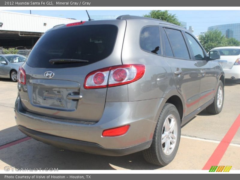 Mineral Gray / Gray 2012 Hyundai Santa Fe GLS