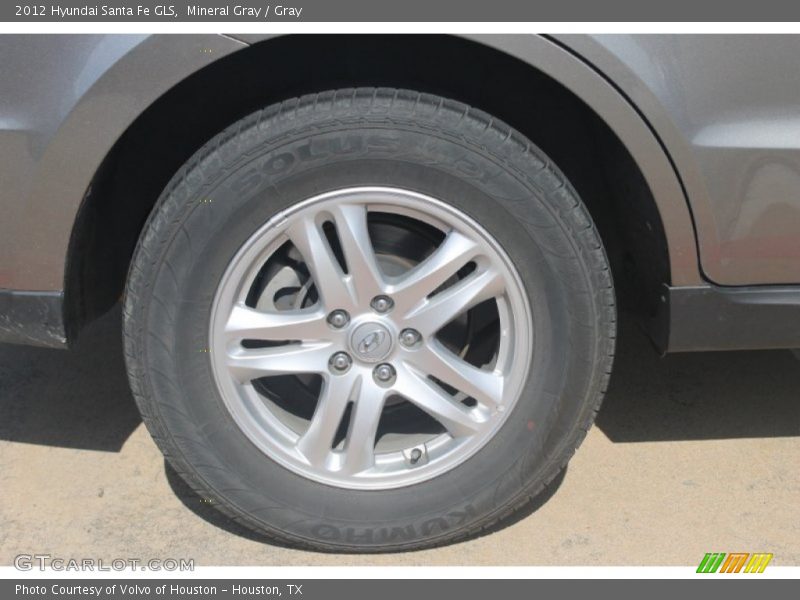 Mineral Gray / Gray 2012 Hyundai Santa Fe GLS