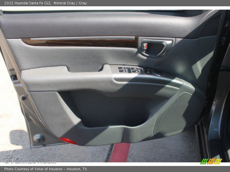 Mineral Gray / Gray 2012 Hyundai Santa Fe GLS