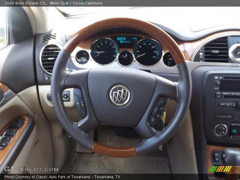 White Opal / Cocoa/Cashmere 2009 Buick Enclave CXL