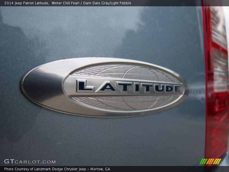 Winter Chill Pearl / Dark Slate Gray/Light Pebble 2014 Jeep Patriot Latitude