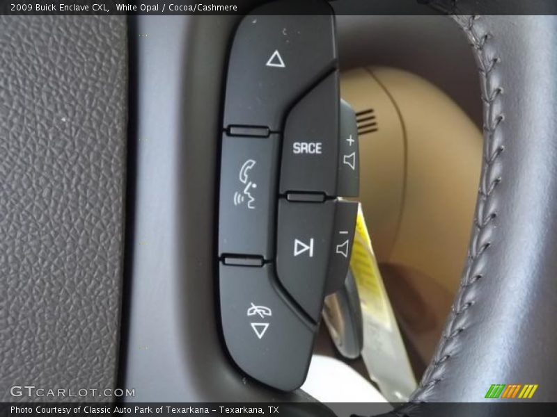 White Opal / Cocoa/Cashmere 2009 Buick Enclave CXL