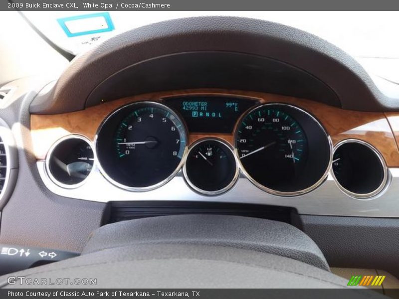 White Opal / Cocoa/Cashmere 2009 Buick Enclave CXL