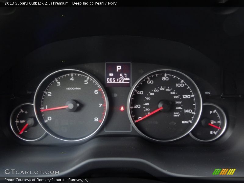 Deep Indigo Pearl / Ivory 2013 Subaru Outback 2.5i Premium