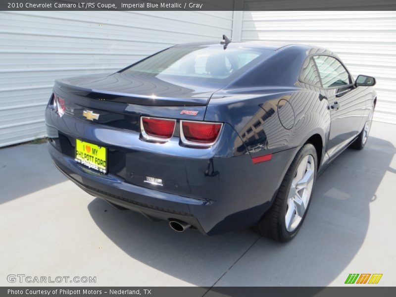 Imperial Blue Metallic / Gray 2010 Chevrolet Camaro LT/RS Coupe