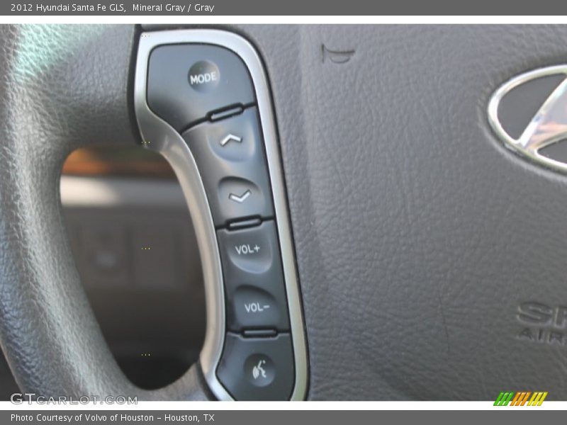 Mineral Gray / Gray 2012 Hyundai Santa Fe GLS
