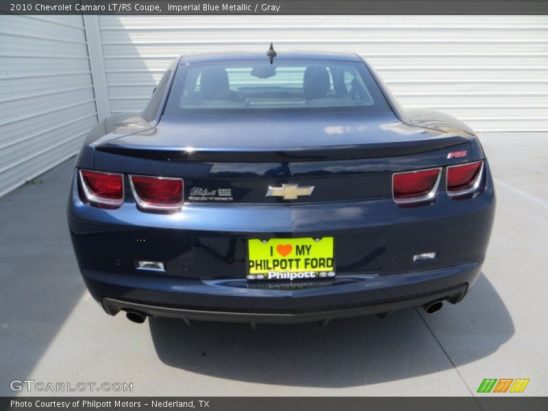 Imperial Blue Metallic / Gray 2010 Chevrolet Camaro LT/RS Coupe