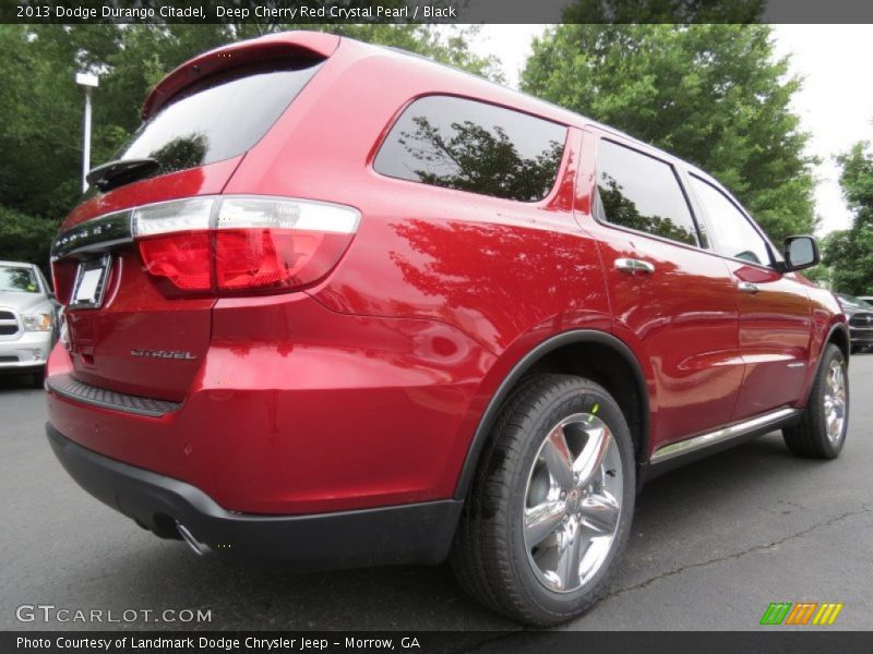 Deep Cherry Red Crystal Pearl / Black 2013 Dodge Durango Citadel