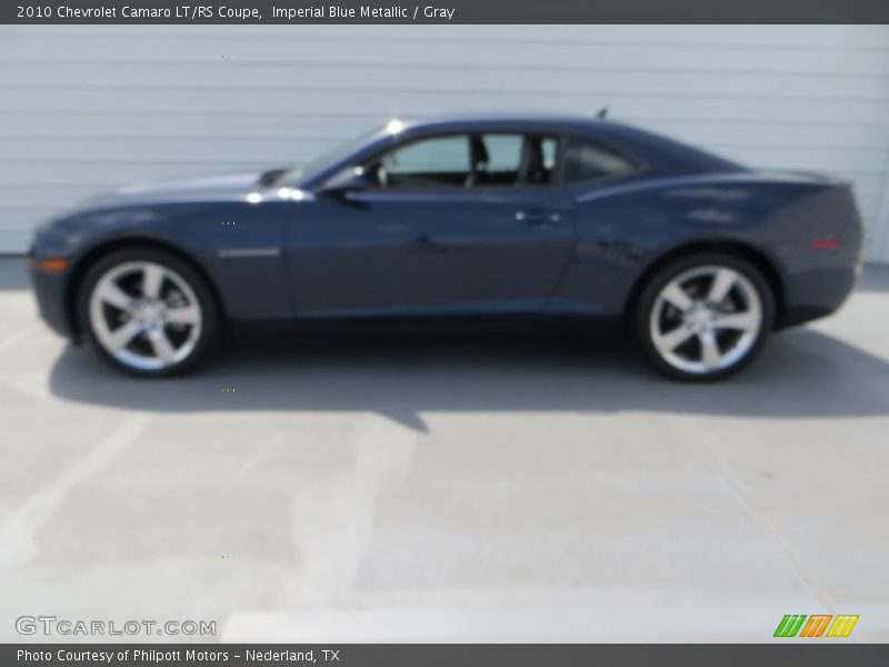 Imperial Blue Metallic / Gray 2010 Chevrolet Camaro LT/RS Coupe