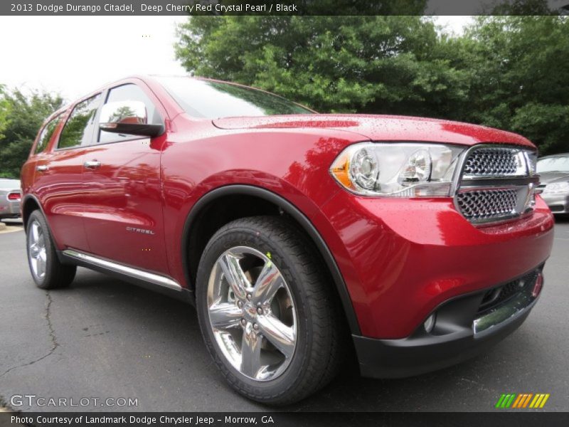 Deep Cherry Red Crystal Pearl / Black 2013 Dodge Durango Citadel