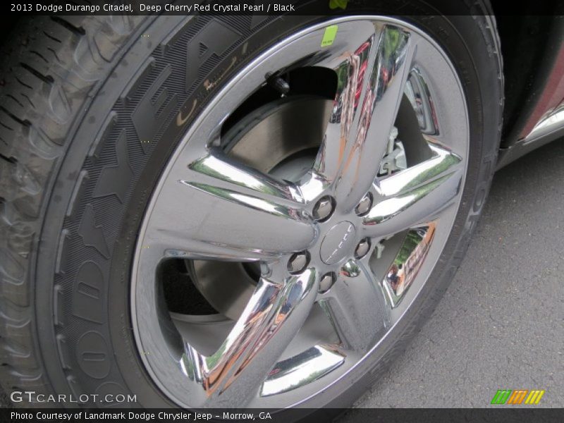 Deep Cherry Red Crystal Pearl / Black 2013 Dodge Durango Citadel
