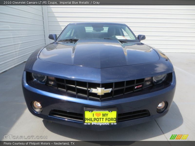 Imperial Blue Metallic / Gray 2010 Chevrolet Camaro LT/RS Coupe