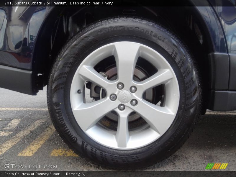 Deep Indigo Pearl / Ivory 2013 Subaru Outback 2.5i Premium