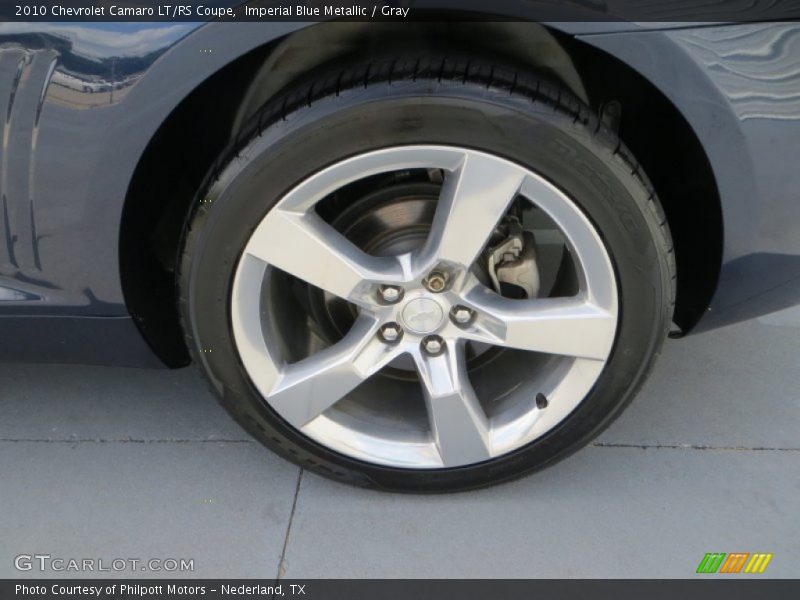 Imperial Blue Metallic / Gray 2010 Chevrolet Camaro LT/RS Coupe