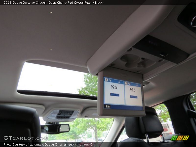 Deep Cherry Red Crystal Pearl / Black 2013 Dodge Durango Citadel