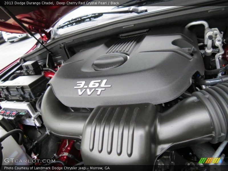 Deep Cherry Red Crystal Pearl / Black 2013 Dodge Durango Citadel