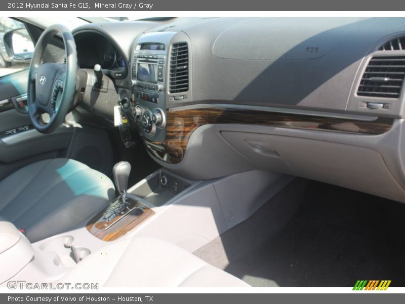 Mineral Gray / Gray 2012 Hyundai Santa Fe GLS
