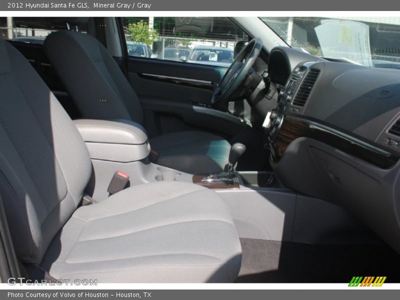 Mineral Gray / Gray 2012 Hyundai Santa Fe GLS