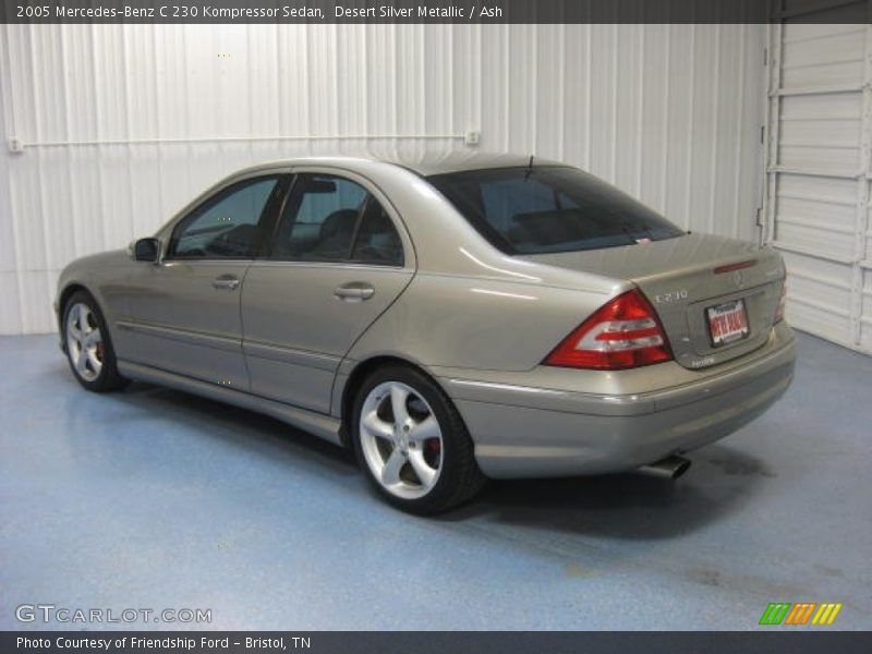 Desert Silver Metallic / Ash 2005 Mercedes-Benz C 230 Kompressor Sedan