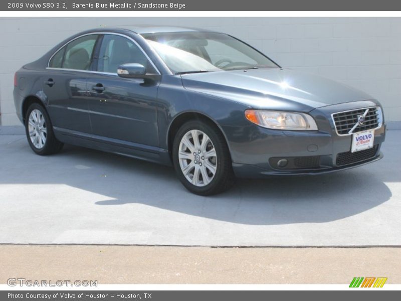 Barents Blue Metallic / Sandstone Beige 2009 Volvo S80 3.2