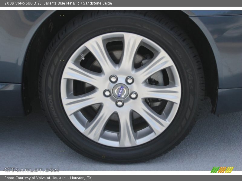 Barents Blue Metallic / Sandstone Beige 2009 Volvo S80 3.2