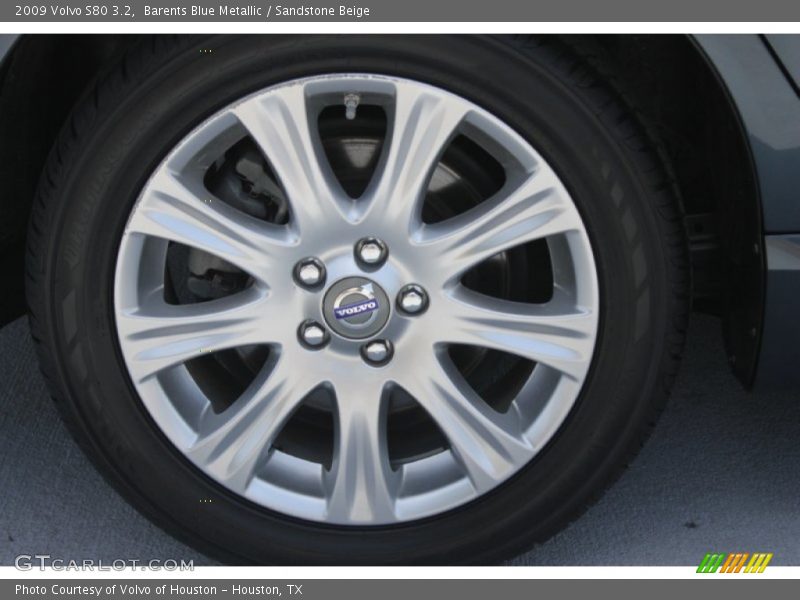 Barents Blue Metallic / Sandstone Beige 2009 Volvo S80 3.2