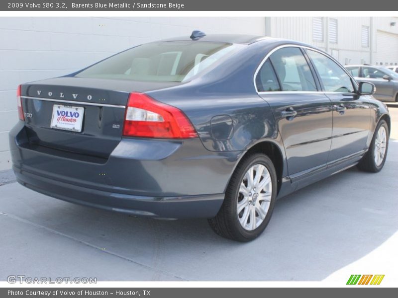 Barents Blue Metallic / Sandstone Beige 2009 Volvo S80 3.2