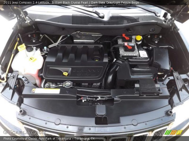 Brilliant Black Crystal Pearl / Dark Slate Gray/Light Pebble Beige 2011 Jeep Compass 2.4 Latitude
