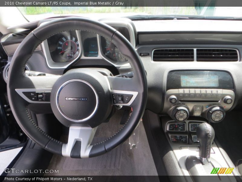 Imperial Blue Metallic / Gray 2010 Chevrolet Camaro LT/RS Coupe
