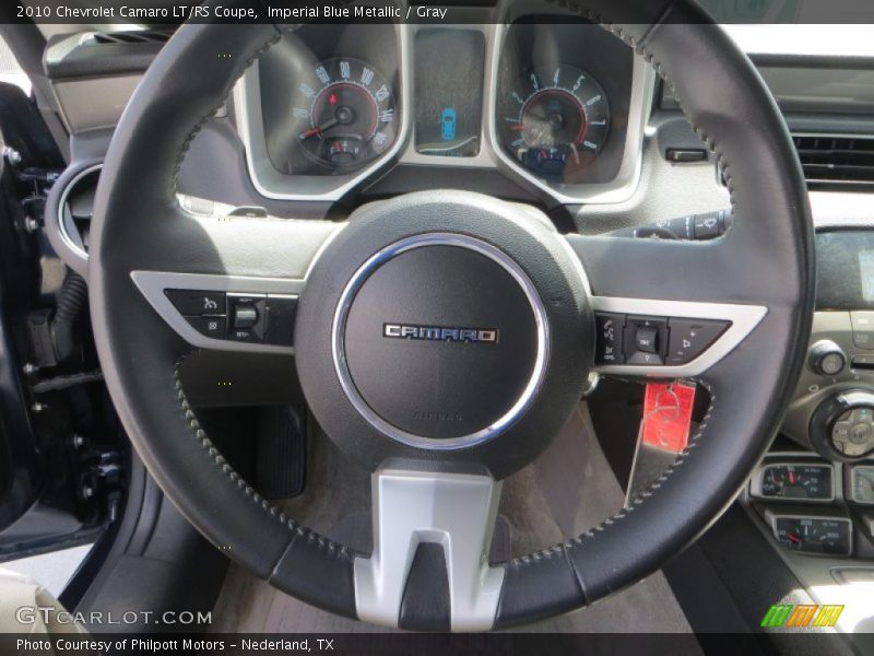Imperial Blue Metallic / Gray 2010 Chevrolet Camaro LT/RS Coupe
