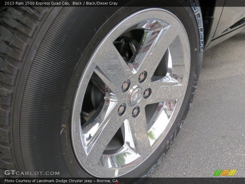 Black / Black/Diesel Gray 2013 Ram 1500 Express Quad Cab