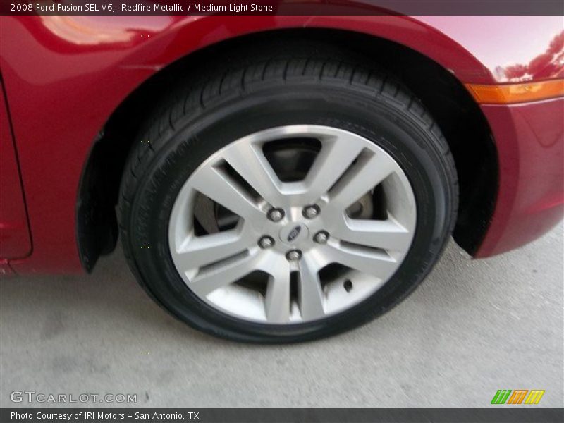 Redfire Metallic / Medium Light Stone 2008 Ford Fusion SEL V6
