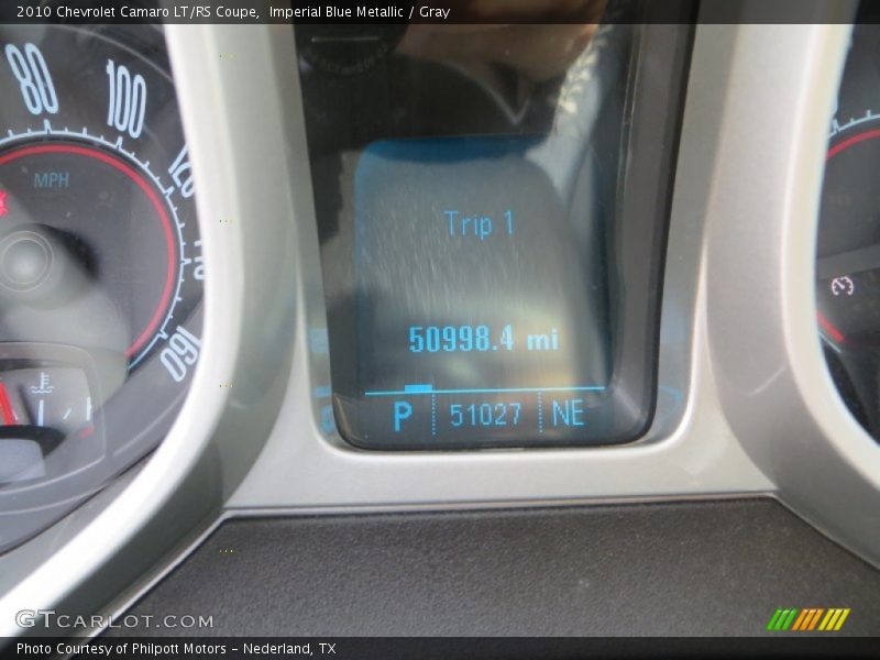 Imperial Blue Metallic / Gray 2010 Chevrolet Camaro LT/RS Coupe