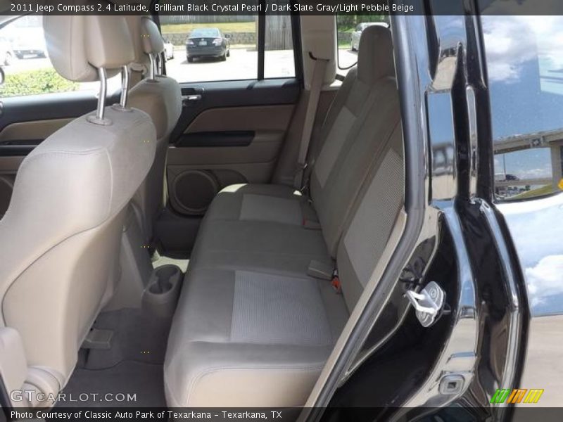 Brilliant Black Crystal Pearl / Dark Slate Gray/Light Pebble Beige 2011 Jeep Compass 2.4 Latitude